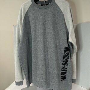 Harley-Davidson Two-Tone Gray Sweatshirt